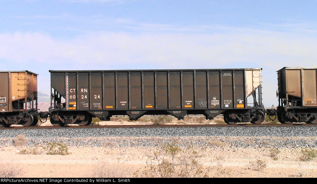 EB Unit Empty Open Hopper Frt at Erie NV -86